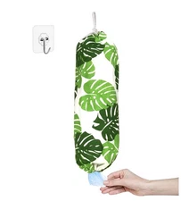 Plastic Bag Holder Wall Mount Plastic Bag Organizer Shopping Bags Carrier Washab