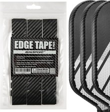 Pickleball Paddle Protection Tape 3K PU Interwoven Texture Paddle Head Edge