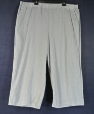 NEW Eileen Fisher Organic Linen cropped wide leg pants size 2X P3970