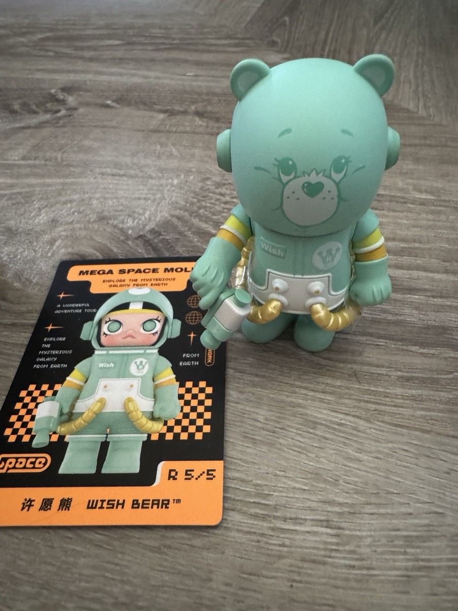 ✓ AUTHENTIC WISH BEAR POP MART Mega Space MOLLY 100% Series