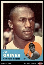 1963 Topps #319 Joe Gaines Orioles 3 - VG