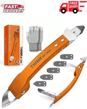 THINKWORK Caulking Tool Kit, 4 in 1 Caulk Remover Tool, Stainless Steel Caulk To