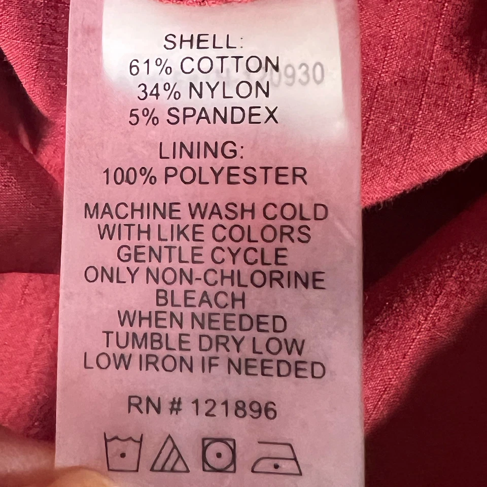 Vestido Camisa Utilitária Title Nine Wren Manga Longa Profunda Feminino Médio Vermelho Ripstop - Imagem 4 de 4