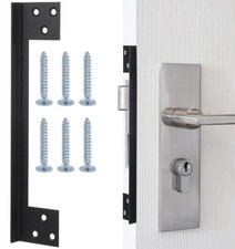 1 PCS 7 Inch Door Latch Guard Plate Outswing Stainless Steel Security Protect