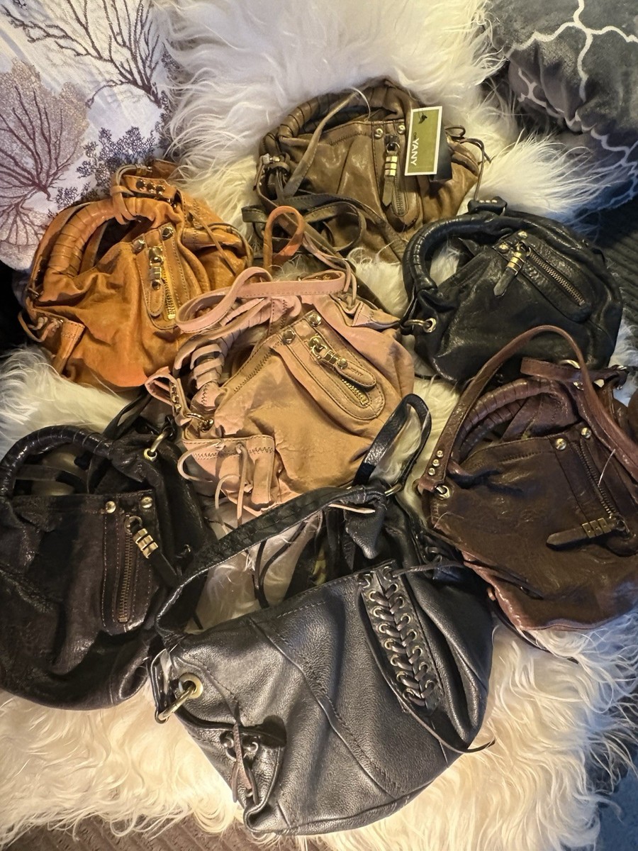 OrYany Corset Lace Heather Handbag Italian Leather Shoulder Bag