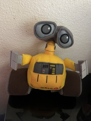 Disney Parks Store Pixar WALL-E Plush 8  Stuffed Animal Toy Robot Wally Yellow