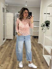 Basic Manica Lunga CASHMERE Modello Leo Crema Beige Rosa Antico Taglia Unica (M2)