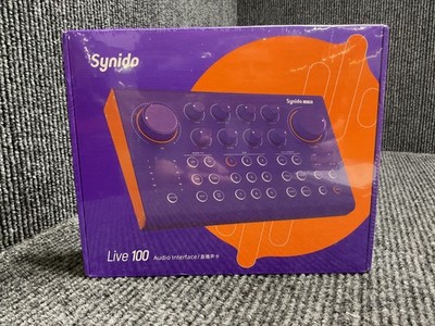 Synido Live 100 USB Desktop Audio Interface 2-Channel 24-bit/96kHz Phantom