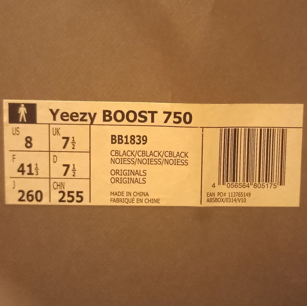 yeezy boost 750 box Adidas 