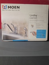 MOEN FAUCET, Lindsey CA87009, Chrome Finish With Spray