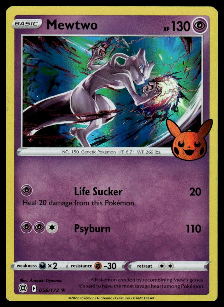 Miscellaneous Cards & Products #056/172 Mewtwo Holo