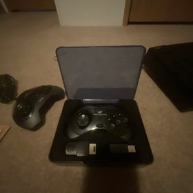 Sega Saturn Console with 5 Games  2 Controllers And Carry Case Lot Please Read