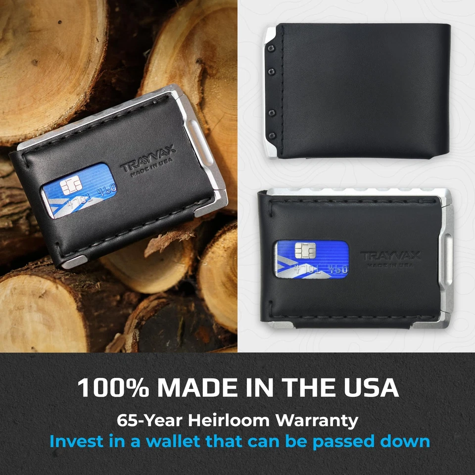 Venture Billfold Wallet, Front Pocket Money and Credit Card Holder, Minimalis... - Image 3 of 4