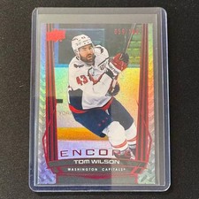 🔌IU 2025-26 UD SERIES 2 HOCKEY ENCORE RED /199 TOM WILSON #E-167