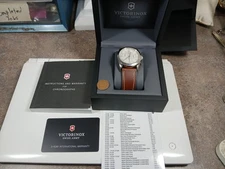 Victorinox Swiss Army 241986 Inox Chrono Men's Watch with Box and Papers