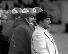 647975 Len Dawson Hank Stram Wall Print Poster