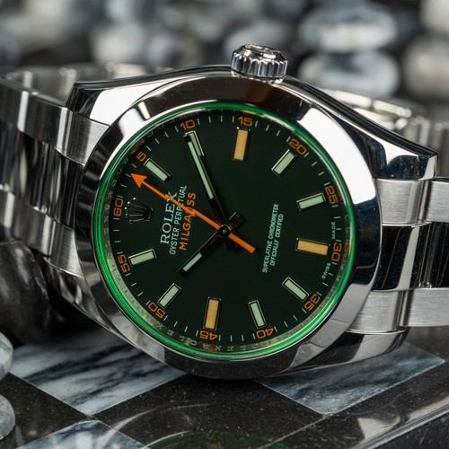 ROLEX Milgauss [SOURCED TO ORDER] 40mm Stainless Steel Green Crystal 2012+