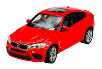 Rastar Bmw X6M Rot 1:24 Die Cast Metal Model Neu Im Kasten 56600
