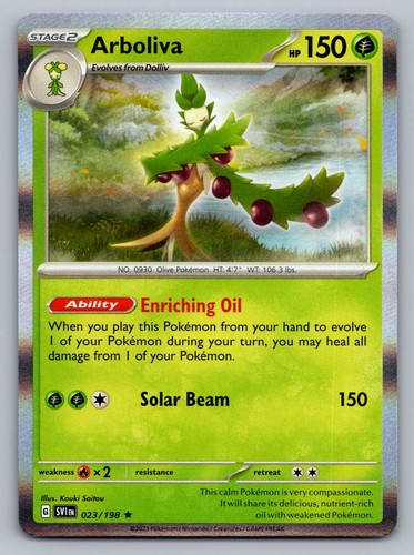 Pokemon TCG SV01: Scarlet & Violet Base Set Arboliva 023/198