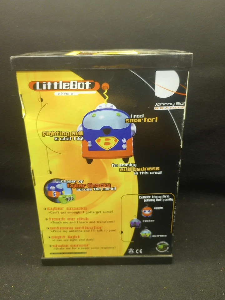 JOHNNY LITTLE BOT HERO INTERACTIVE ROBOT TOY BLAST OFF SHELL Brand New Sealed - Image 3 of 4
