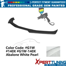 Fits 16-24 Chevy Camaro 1LE Front Bumper Lip ABS #G1W Abalone White Pearl