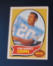 1970 Topps Lem Barney (HOF) Rookie Card #75 near mint-mint (see scan)