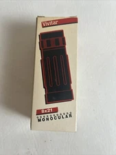 Vintage Vivitar PV Series 8x21 Monocular Scope w/ Case 1000 Yard Marlboro Promo