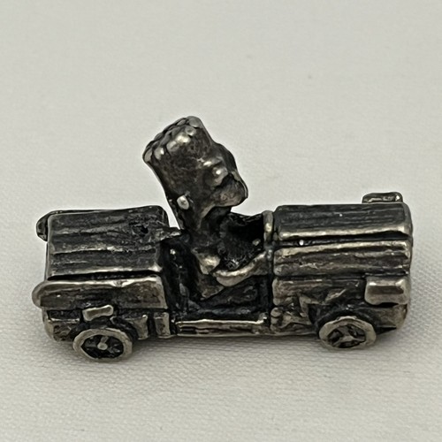 2001 Simpsons Monopoly Pewter Replacement Pieces And Dice Homer Bart Kang - Picture 4 of 13