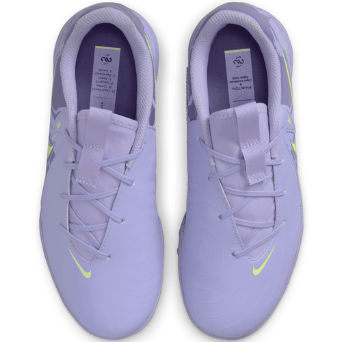 Nike Jr Phantom GX2 Academy TF Turf Shoes United Pack - Purple Agate/Barely Volt - Picture 5 of 11
