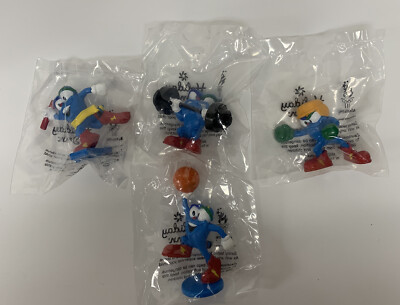 1996 Atlanta Olympics mascot Izzy Holiday Inn set of 4 PVC Figures