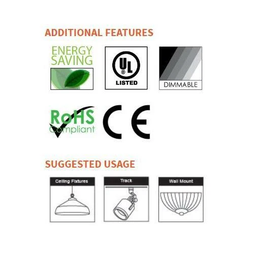 Sunlite 6Pk Warm White S19 Vintage LED Bulb, 6W (45W Eq.) Medium Base, Dimmable - Image 3 of 3
