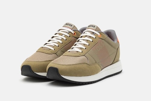 Boss Kai Mix Material Turnschuhe Laufschuhe mit Markendetails - Größe 9/42 - Bild 12 von 25