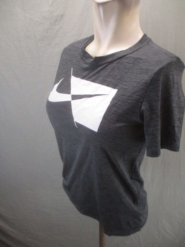 NIKE DRI-FIT Size L Kids Unisex Stretch Crew Neck Short Sleeve Athletic Top 147 - Picture 3 of 10