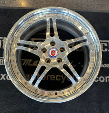 Ferrari 360 F430 19 Front Hre 5 Double Spoke 3 Piece Wheel Rim Polished