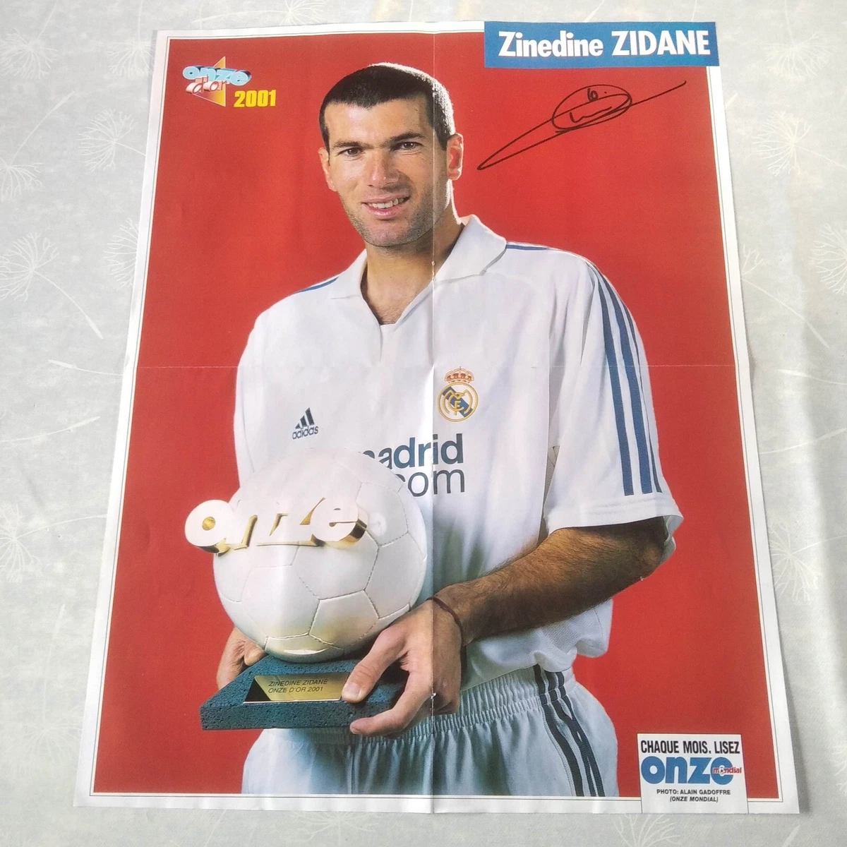 Carte Postale Zinédine Zidane - Real Madrid / Saint-Étienne ? - Collection