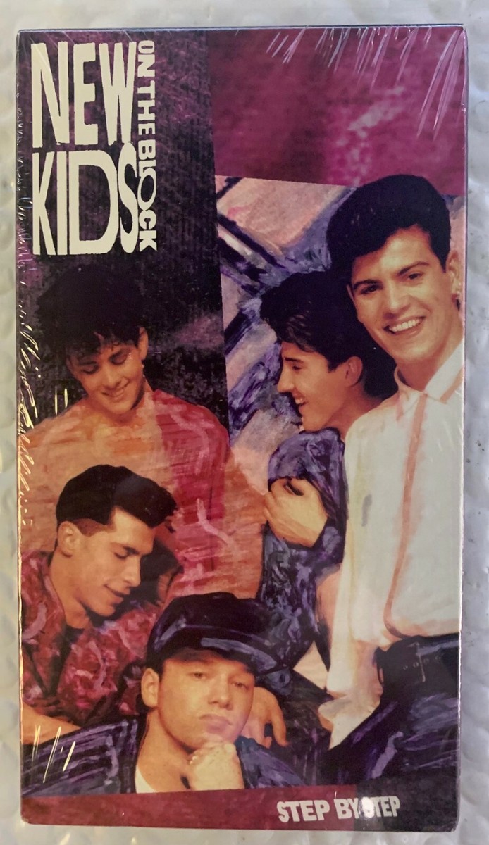 New Kids On The Block Step By Step VHS Factory Sealed NKOTB