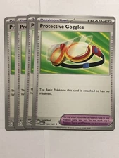 Pokemon Card 151 4x Playset Protective Goggles 164/165 Near Mint