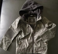 Urban Republic hooded black jacket zip snap 4T kids boys girls cool
