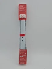 Richelieu Euro Slide 12 " 300mm 3/4 Extension Side Mount Drawer/White TU10230300