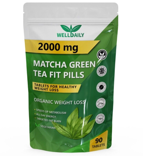 Organic Matcha Green Tea 2000mg 30 - 360 Tablets Weight Loss Metabolism Booster - Picture 13 of 15