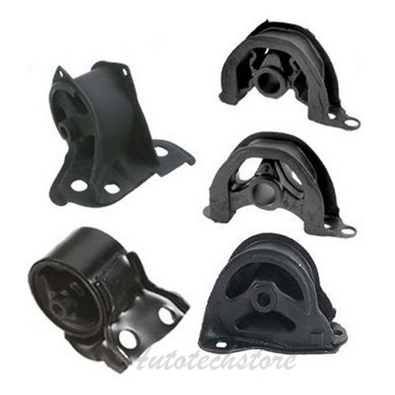 Motor & Trans Mount For 93-97 Honda Civic Del Sol 1.5/1.6 5PCS Manual Trans M254 - Image 2 of 4