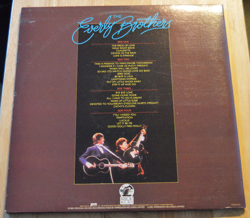 The Everly Brothers*Reunion Concert*LP*Passport Records PB11001*NM*Includes Book - Picture 2 of 7