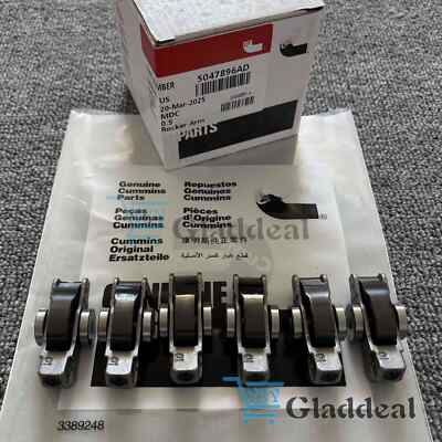 #ad #ad 6 X VALVE ROCKER ARM INTAKE For 16 23 DODGE JEEP CHRYSLER 3.6L 5047896AD $122.98