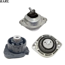 3Pcs Front Engine Mount Transmission Mount Kit for 2004-06 BMW X3 E83 2.5L 3.0L