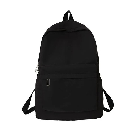 Women Schoolbag Waterproof School Backpack Solid Color Teens Student Casual Bag - Picture 22 of 28