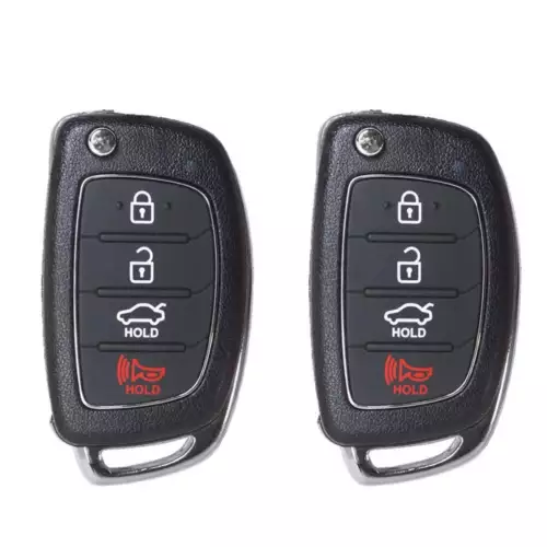 2 Replacement for Hyundai Sonata 2015 2016 2017 Remote Flip Key Fob TQ8-RKE-4F16 - Picture 2 of 5