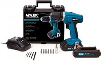 Mylek® 20v Cordless Li-ion Drill With Led Work Light With Additional 1 Hour - 13 Mylek® 20v Cordless Li-ion Drill With Led Work Light With Additional 1 Hour - 13