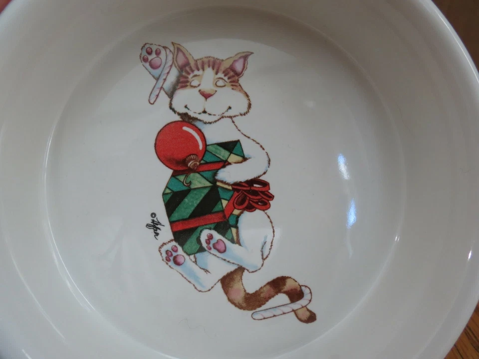 Weihnachten Katzennapf Celebrations by Silvestri Schale Audrey Heffner Design Holiday