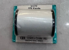 Vintage Coats & Clark Dual Duty WHITE Sewing Thread 175 Yards NEW sealed