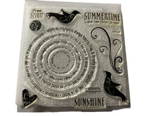 Close To My Heart : FREE SPIRIT ( D1217 ) Stamp Set , Pre-Owned